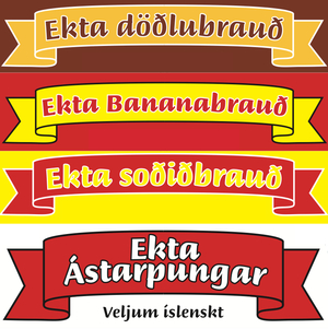 Ekta vrur logo, Bananabrau, Dlubrau, soi brau, starpungar